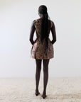 PAMPERO MINI DRESS IN GUEPARDO TWILL