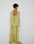 INARA MAXI DRESS IN PEAR CHIFFON