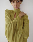 ELIODORO MAXI DRESS IN PEAR SLINKY KNIT