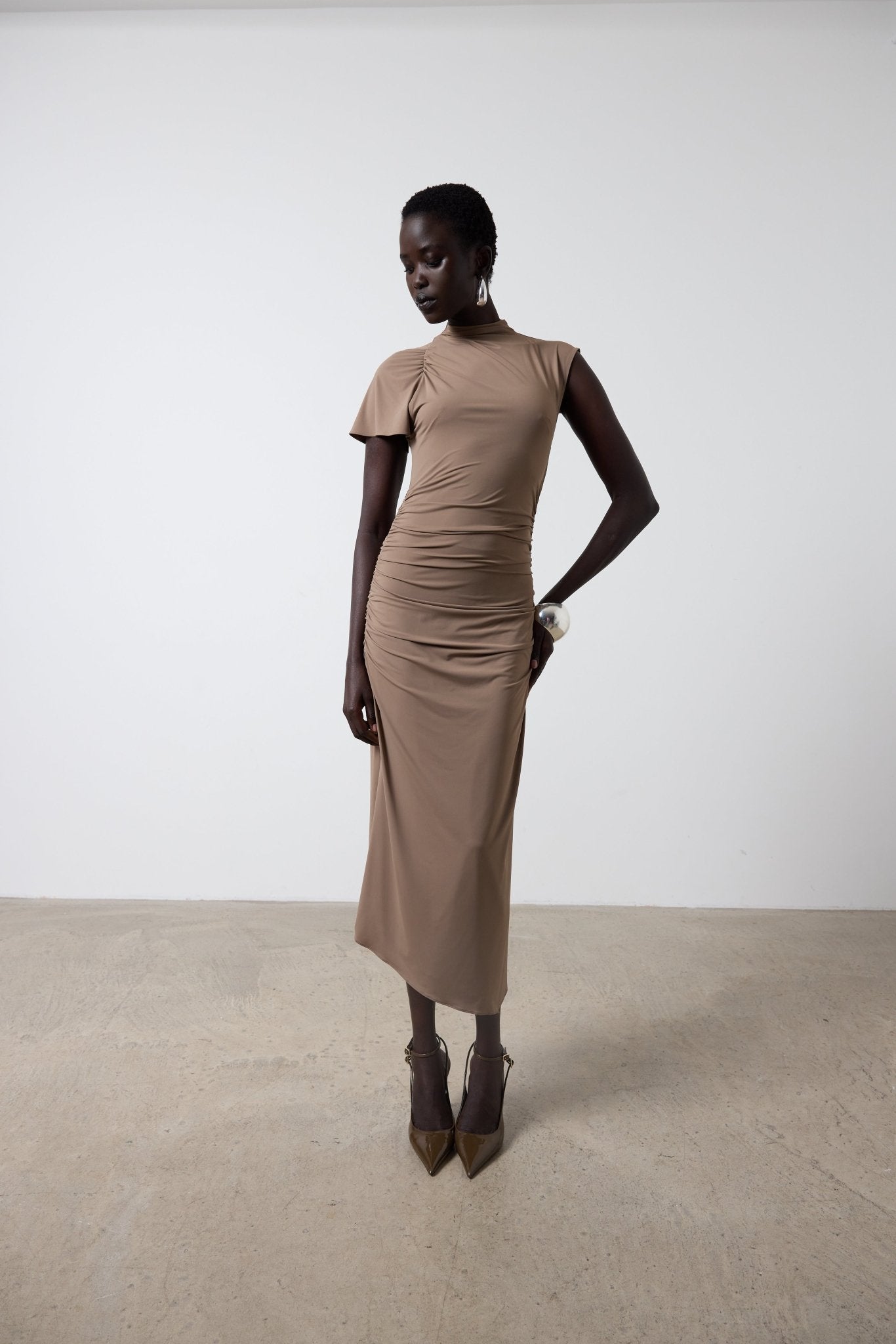 de la vali mistica silk midi dress De La Vali Mistica Silk Midi Dress at Mall of America in Bloomington, MN