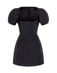 CANNOLI MINI DRESS IN BLACK TWILL