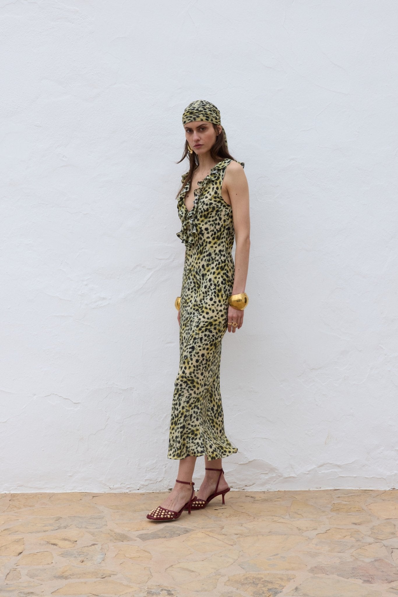 CESTO MIDI DRESS SILK CDC EL FELINO - De La Vali