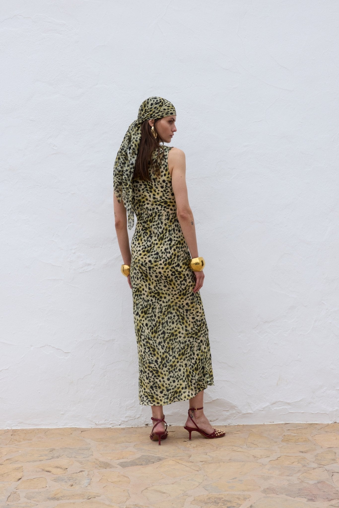 CESTO MIDI DRESS SILK CDC EL FELINO - De La Vali