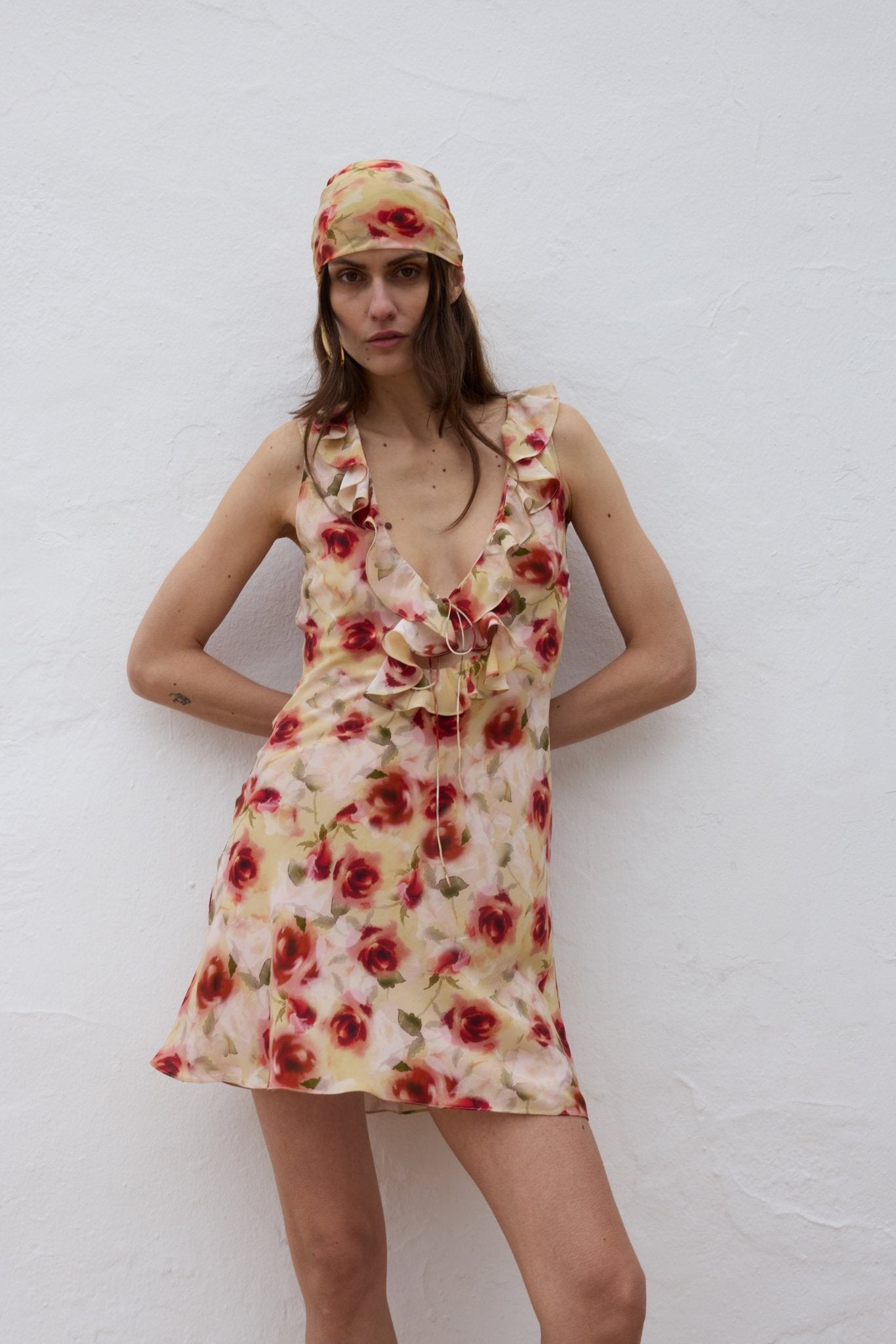 CESTO MINI DRESS SILK CDC LA ROSA - De La Vali