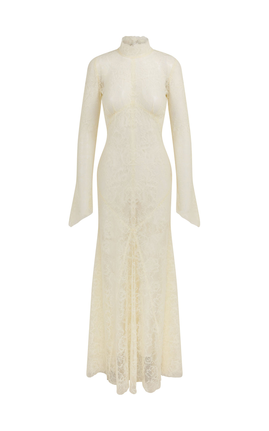 HERMOSA MAXI DRESS IN IVORY LACE