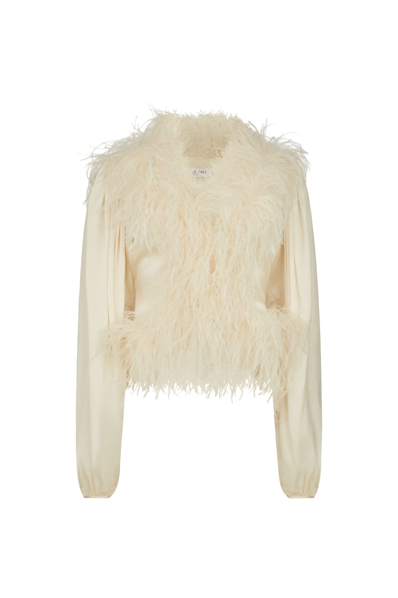 LIBERTY TOP SILK IN IVORY SATIN (MADE TO ORDER) - De La Vali