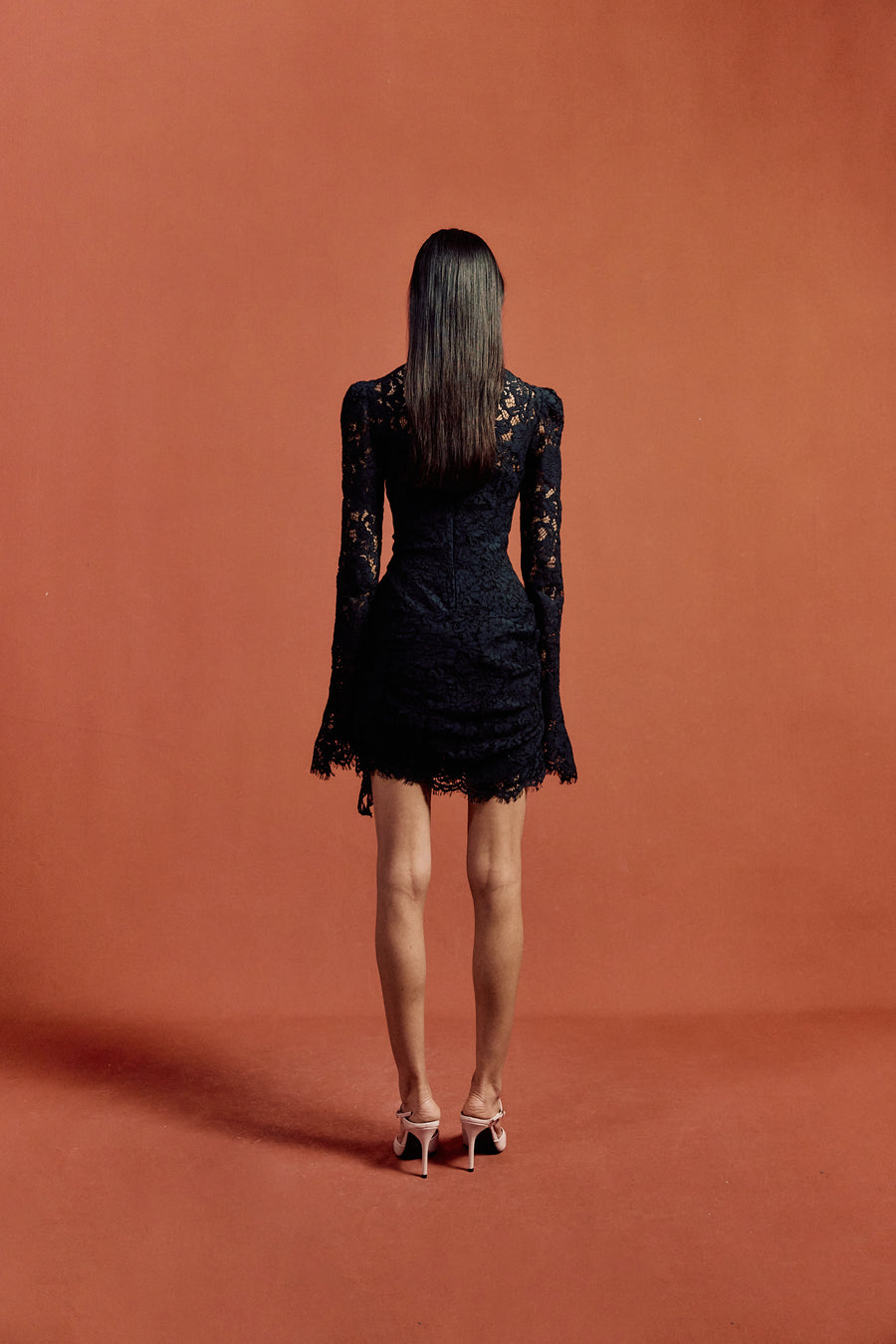 BODITA MINI DRESS IN BLACK LACE (PRE ORDER)