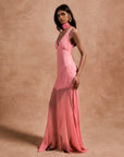 KATJA MAXI DRESS IN BALLET SILK CHIFFON