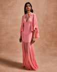 KATJA MAXI DRESS IN BALLET SILK CHIFFON