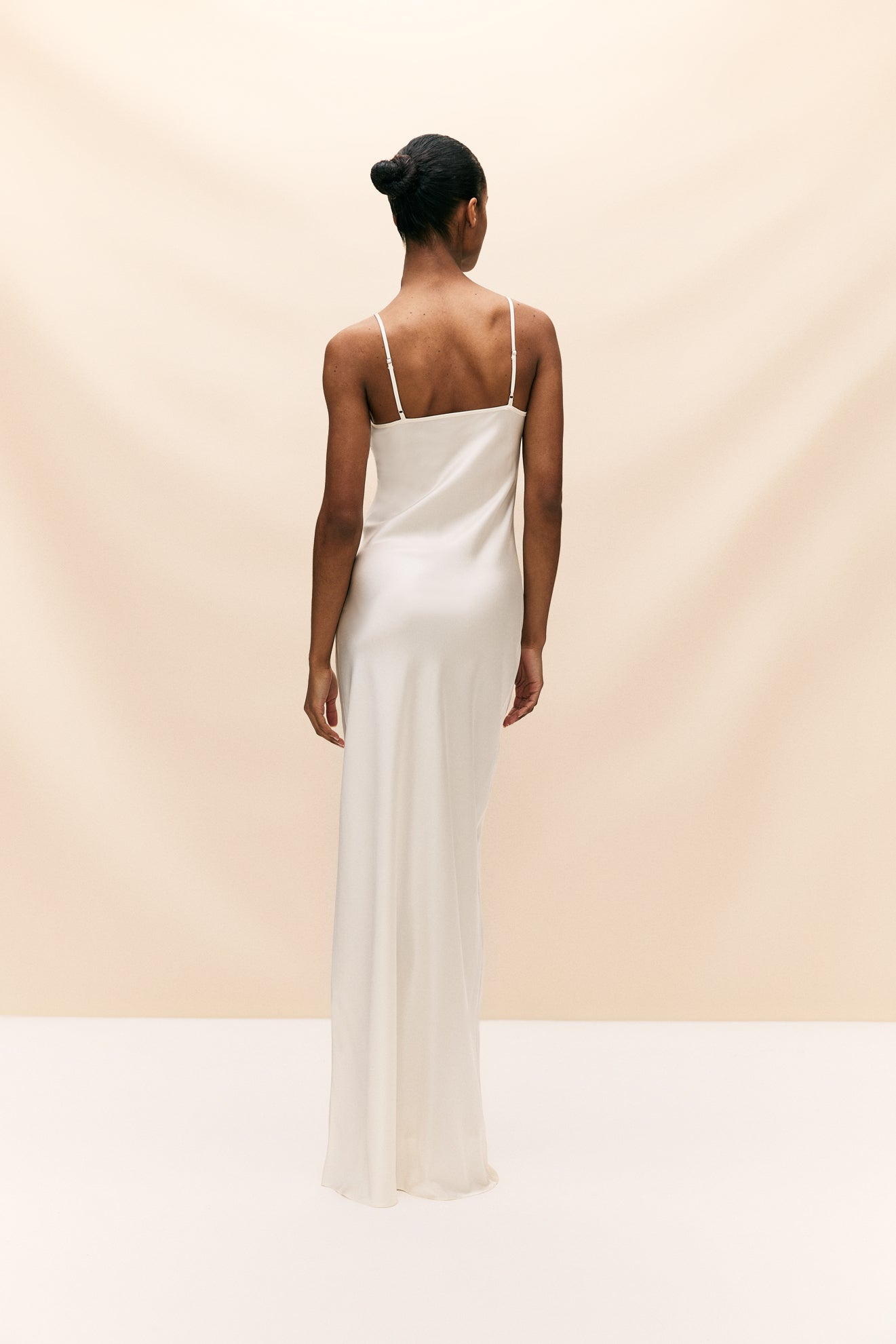 HERMOSA MAXI DRESS IN IVORY LACE - De La Vali