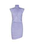 METROPOLITAN MINI DRESS IN LILAC EMBELLISHED JERSEY