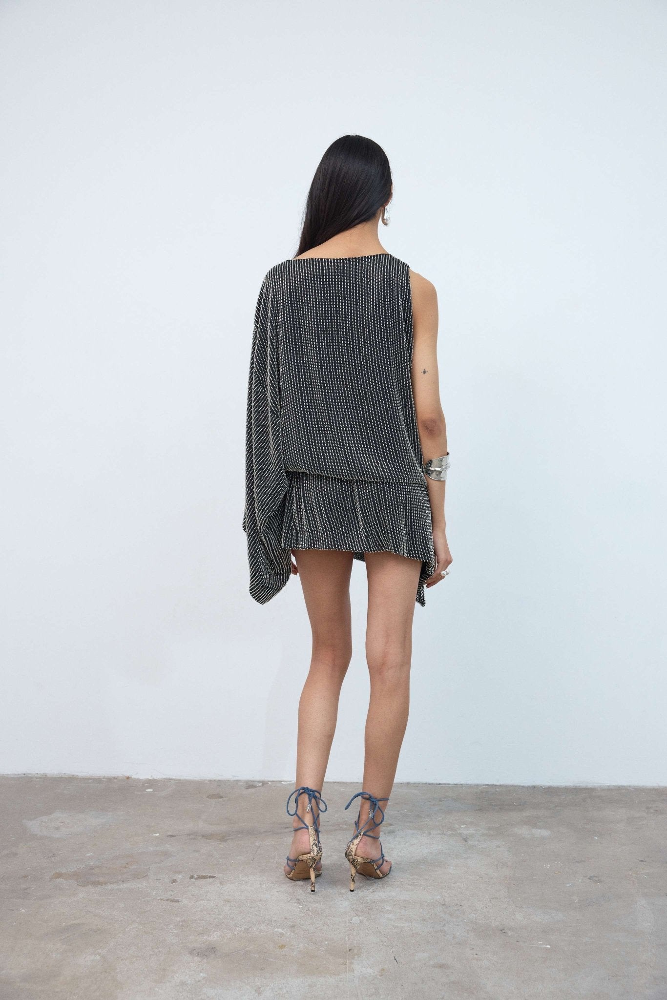 MYSHAA MINI DRESS IN BEADED CHIFFON - De La Vali