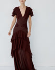 ALCINA MAXI DRESS IN PLUM