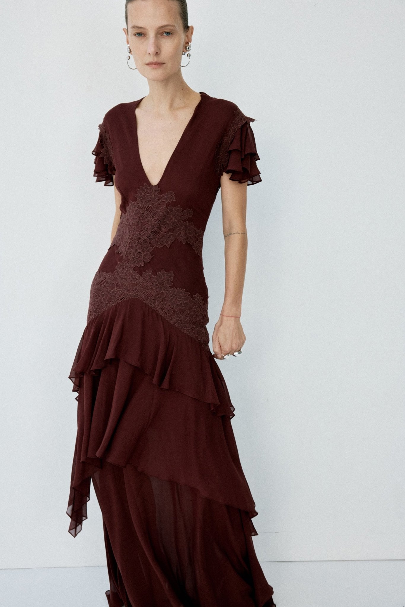 ALCINA MAXI DRESS IN PLUM