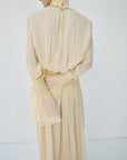 SANATIO MAXI DRESS IN SOFT YELLOW - De La Vali