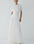 NYMERA MAXI DRESS IN IVORY TULLE