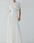 NYMERA MAXI DRESS IN IVORY TULLE