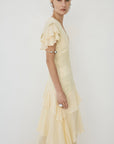 ALCINA MAXI DRESS IN SOFT YELLOW