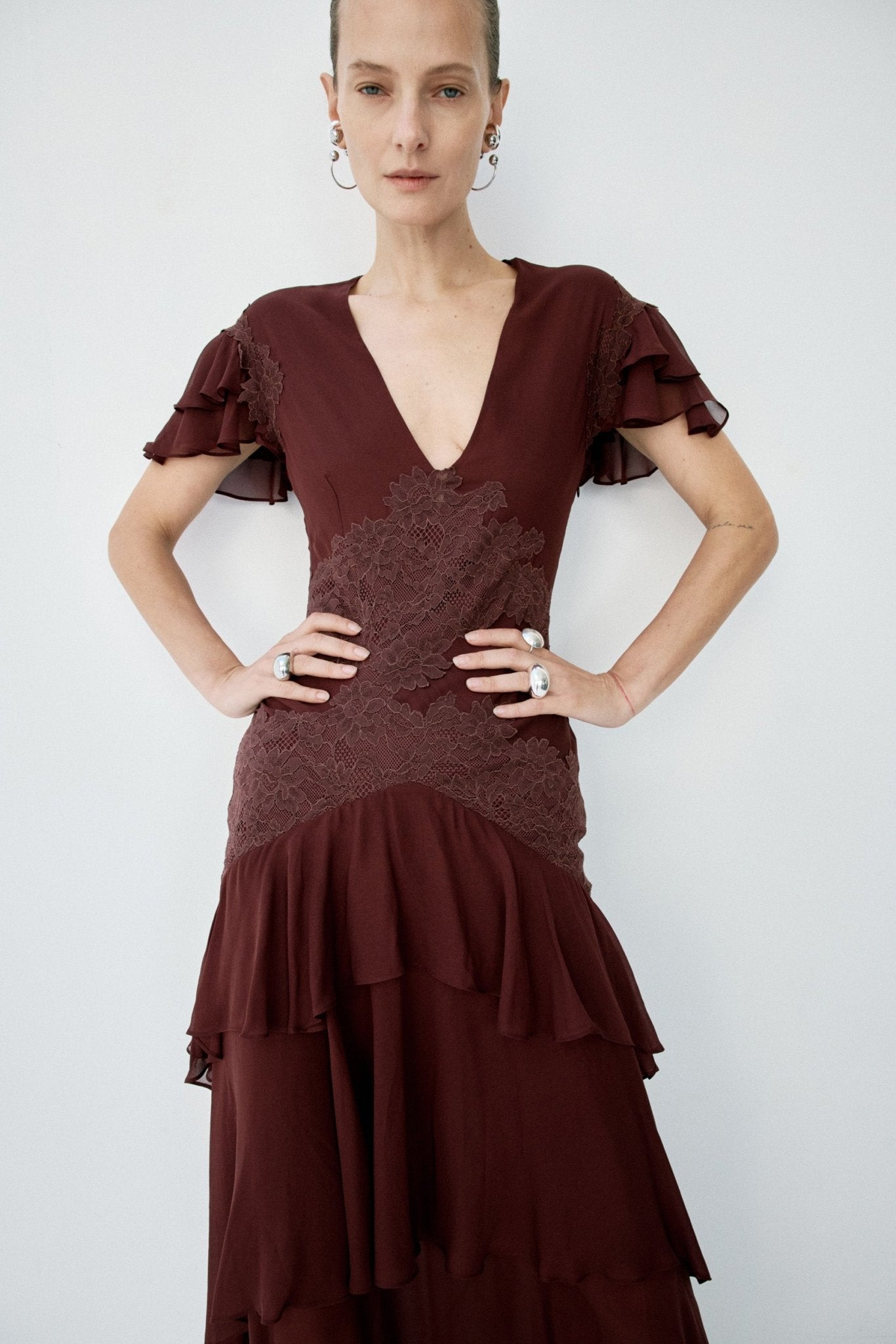 ALCINA MAXI DRESS IN PLUM