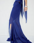 ORYX MAXI SKIRT IN DEEP BLUE