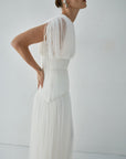 NYMERA MAXI DRESS IN IVORY TULLE