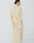 SANATIO MAXI DRESS IN SOFT YELLOW - De La Vali