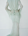 ORYX MAXI SKIRT IN SAGE GREEN