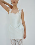 HECATE MAXI DRESS IN IVORY TWILL