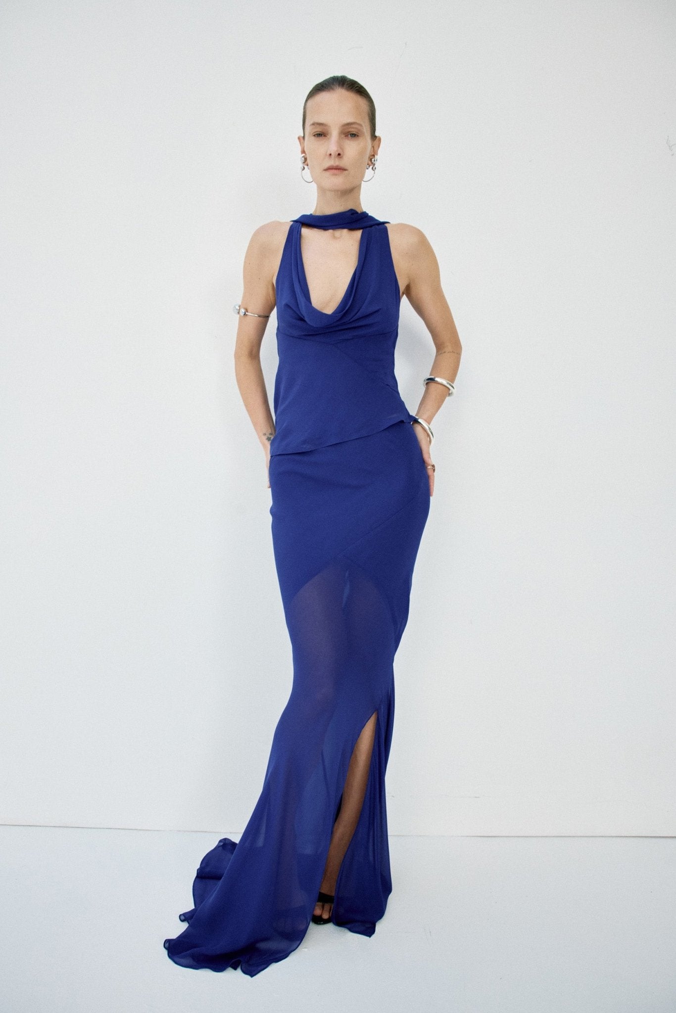 DIOSA TOP IN DEEP BLUE