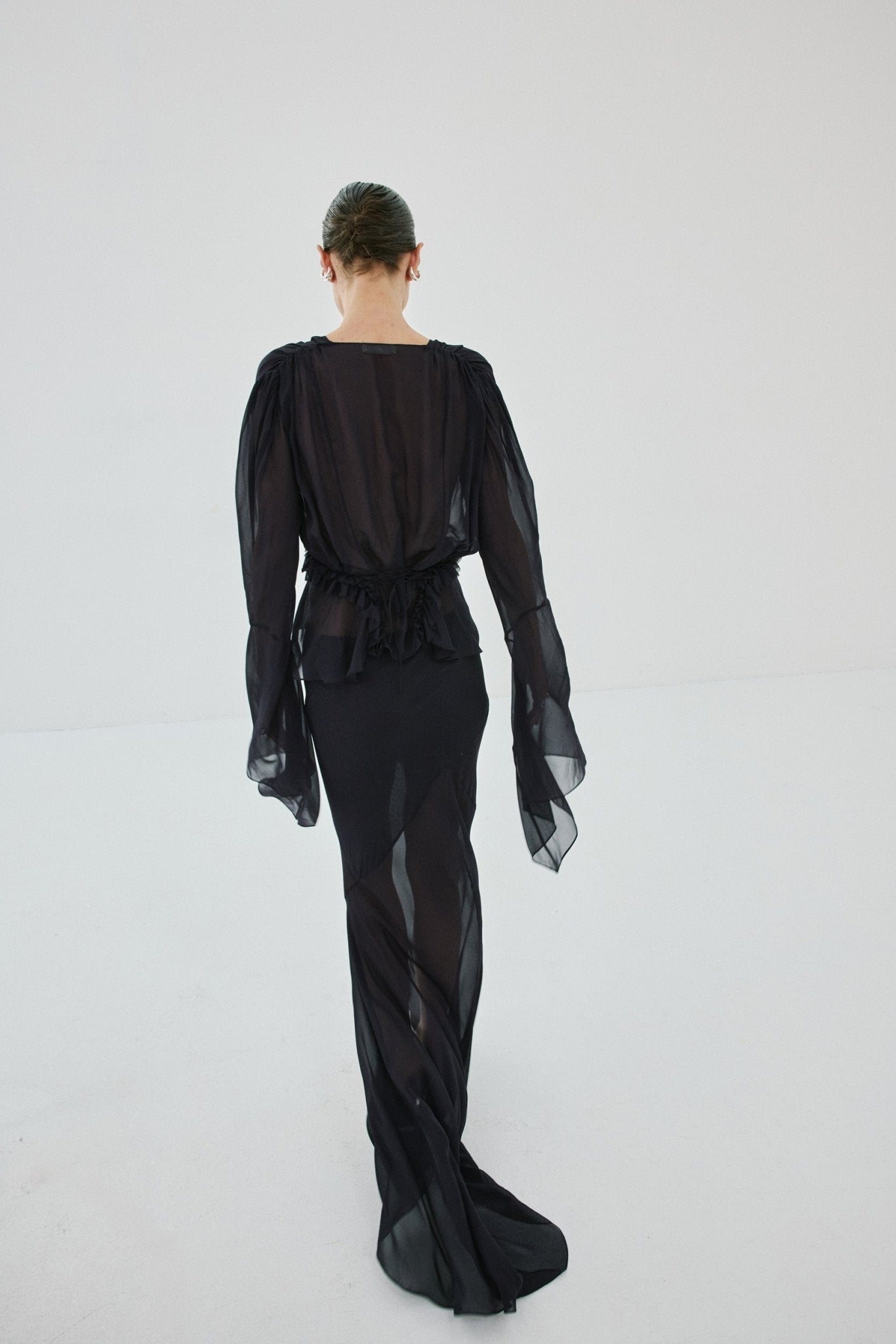 SYBIL TOP IN MIDNIGHT - De La Vali
