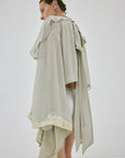 ALITHA TOP IN STONE BEIGE AND SOFT YELLOW