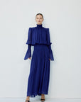 SANATIO MAXI DRESS IN DEEP BLUE