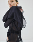 SYBIL TOP IN MIDNIGHT - De La Vali