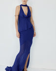 ORYX MAXI SKIRT IN DEEP BLUE