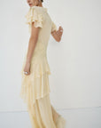 ALCINA MAXI DRESS IN SOFT YELLOW