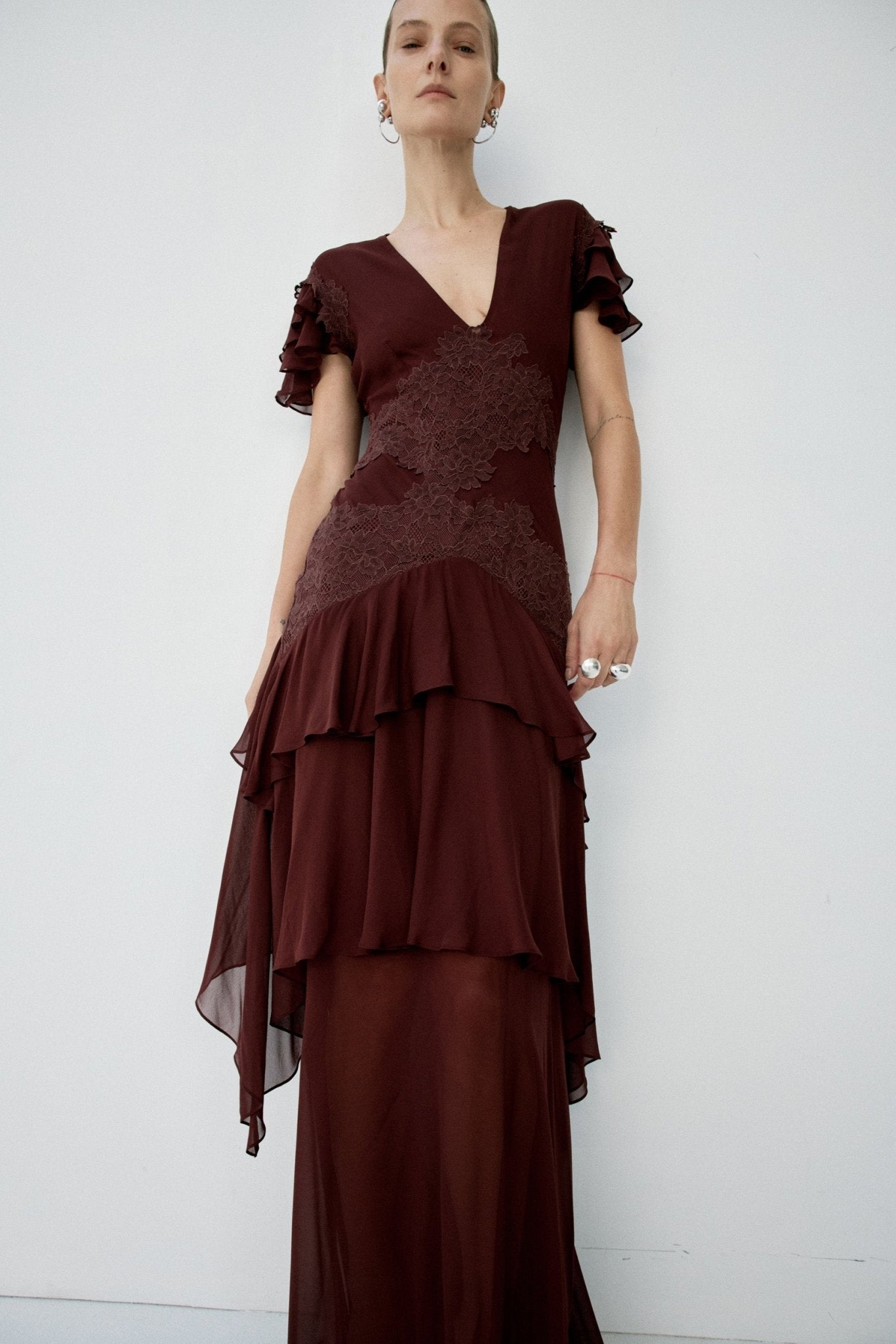 ALCINA MAXI DRESS IN PLUM