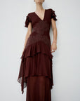 ALCINA MAXI DRESS IN PLUM