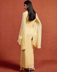 HAUSOS MAXI DRESS IN SHERBET YELLOW CHIFFON