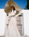 HERMOSA MAXI DRESS IN IVORY LACE
