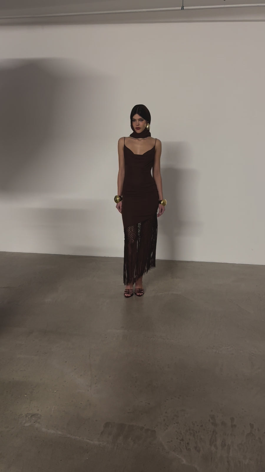 VARDAR MIDI DRESS IN VISCOSE GGT