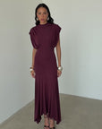 VASUDHA MIDI DRESS IN EARTH JERSEY